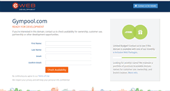 Desktop Screenshot of gympool.com
